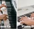 Ảnh So sánh Piano Cơ và Piano Điện T-Pianist